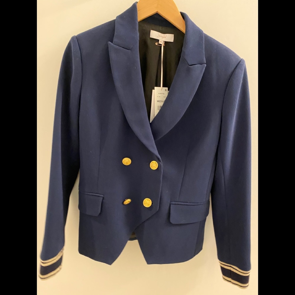Scripted Blue Blazer - Picture 13 of 13